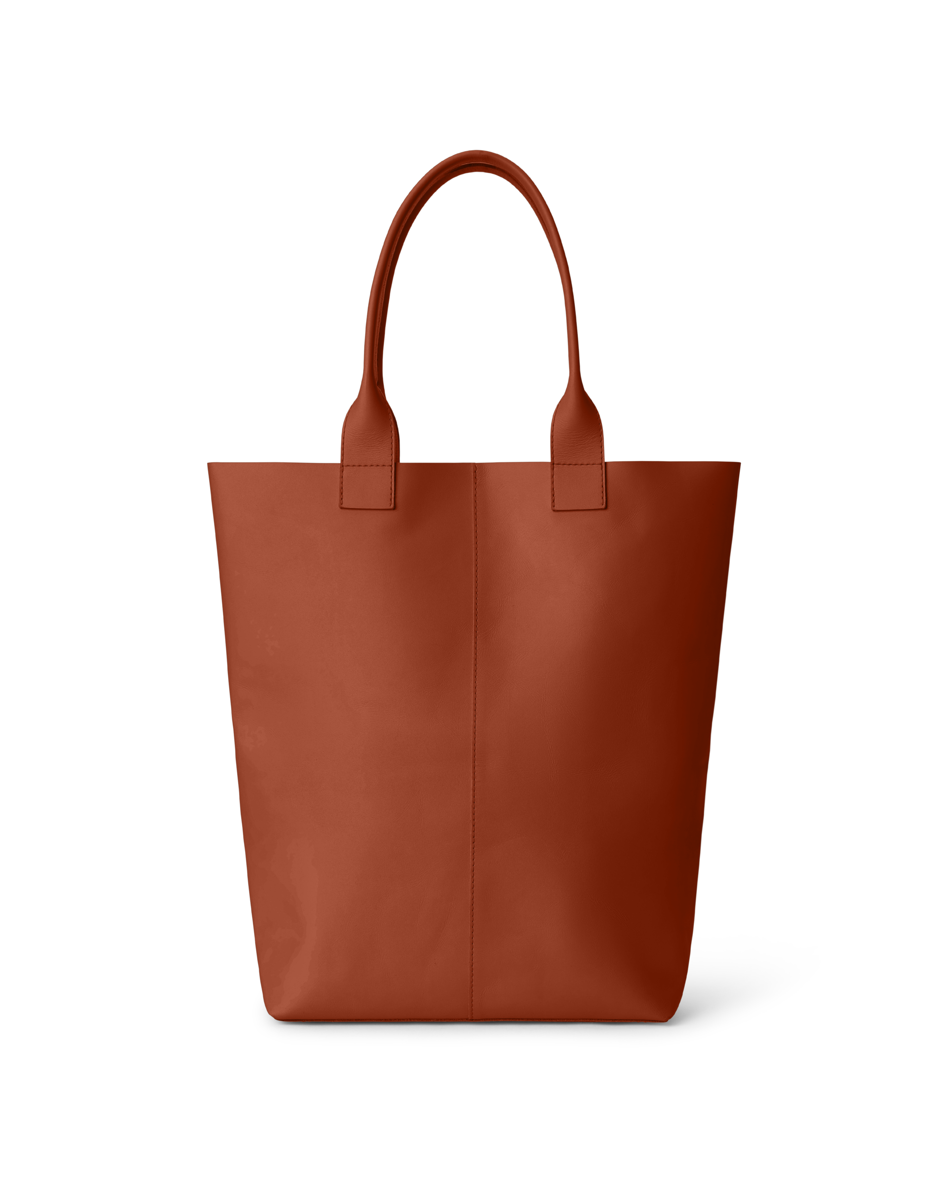 ECCO® Tote Real Leather Tote Bag - Brown - Back