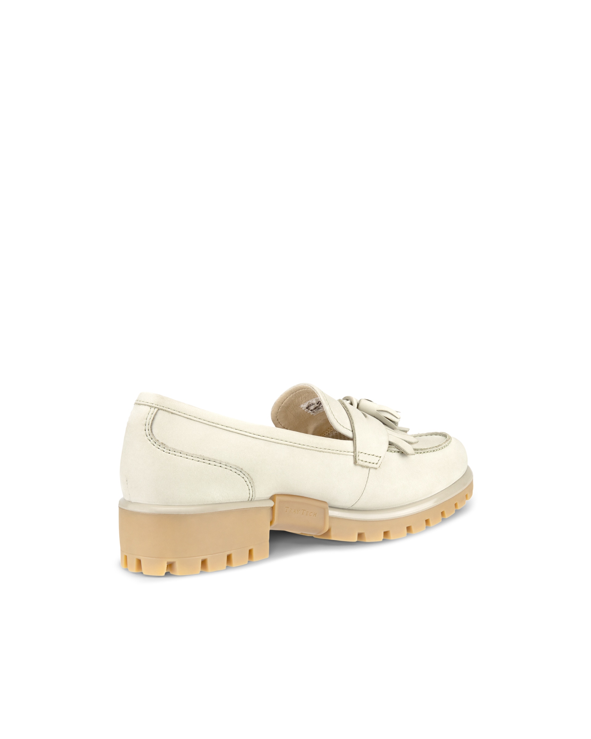 Mocasines de nobuk ECCO® Modtray para mujer - Verde - Back