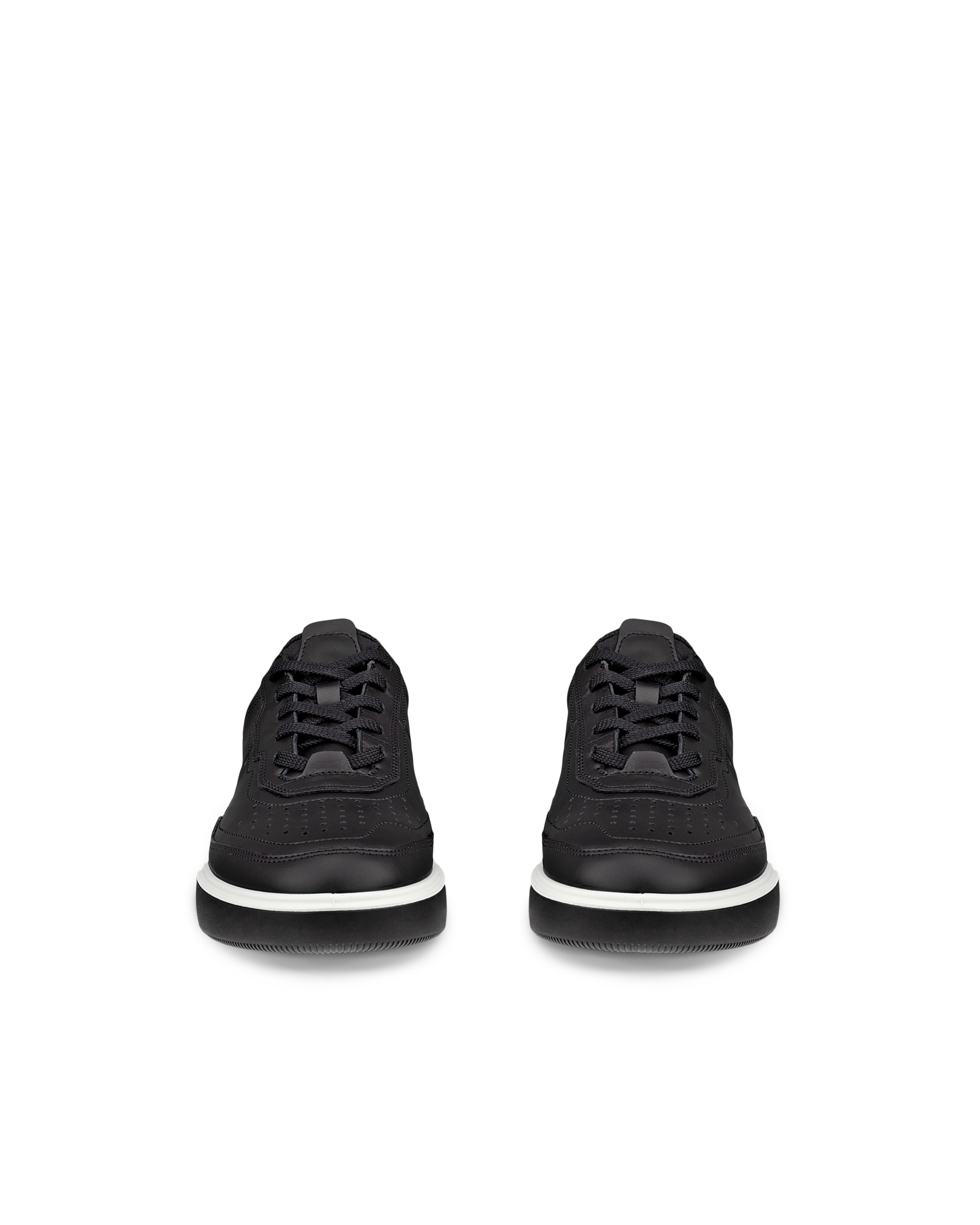 ECCO STREET COURT W LEA - Negro - Front pair