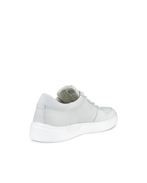 ECCO Men's Street Tray Low Dunk Shoes - White - Back