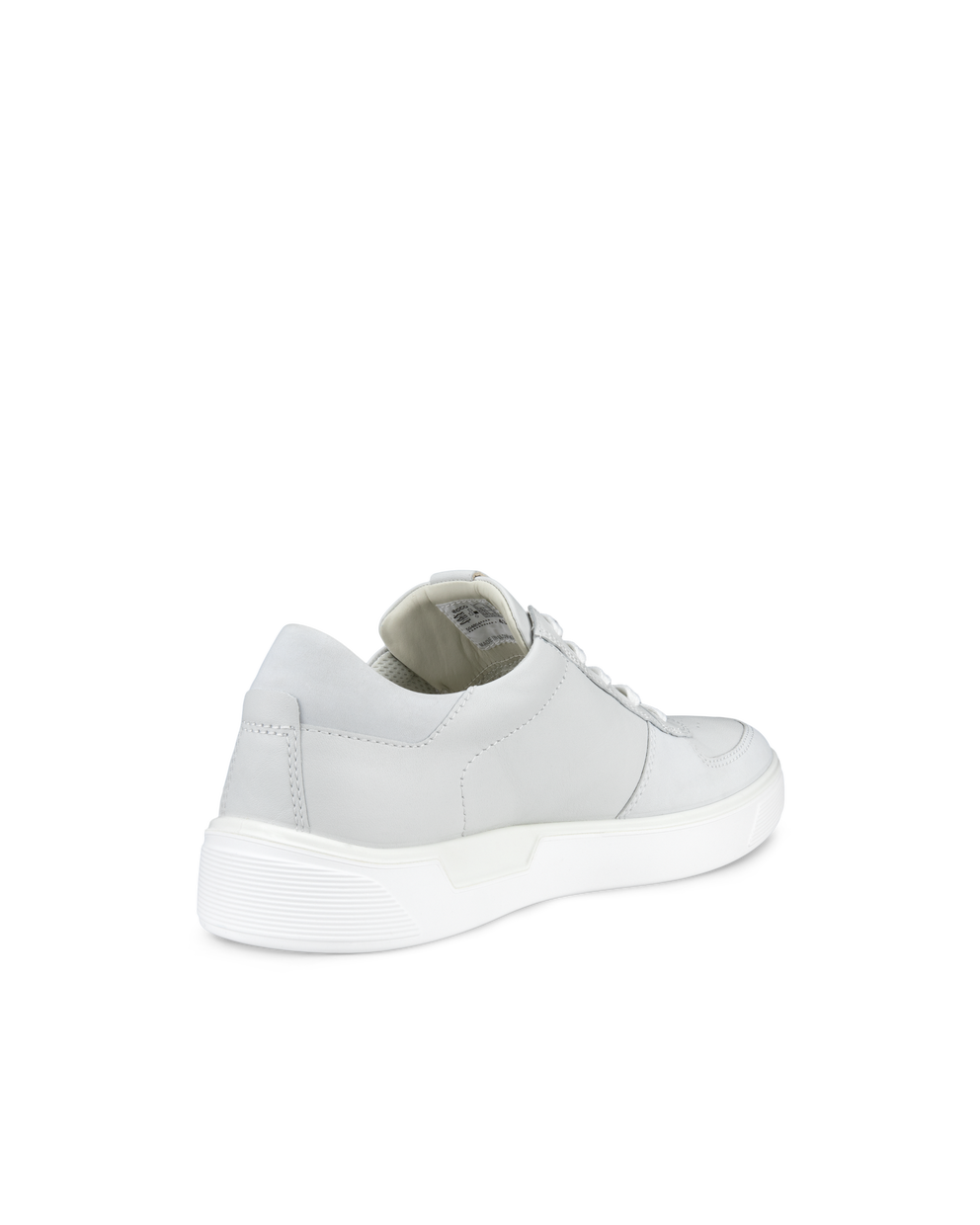 ECCO Men Street Tray Low Dunk Shoes - White - Back