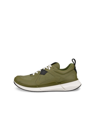 ECCO® Biom 2.2 baskets en cuir Gore-Tex pour homme - Vert - Outside