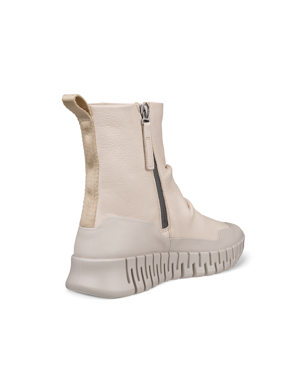 ECCO® Gruuv bottes mi-hautes en cuir pour femme - Beige - Back