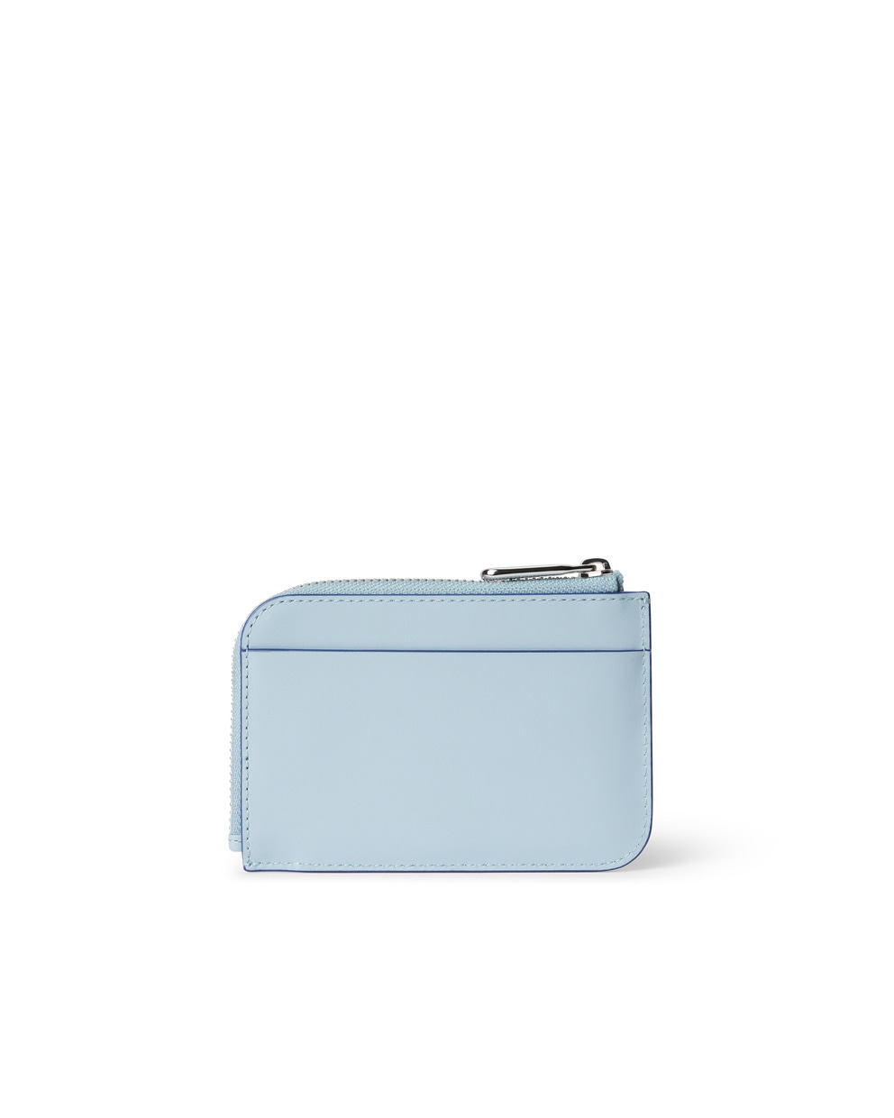 ECCO CARD CASE ZIPPED SMOOTH LEATHER - Blue - Back