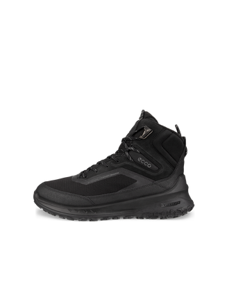 Women's ECCO® ULT-TRN Nubuck Waterproof Hiking Boot - Black - Outside