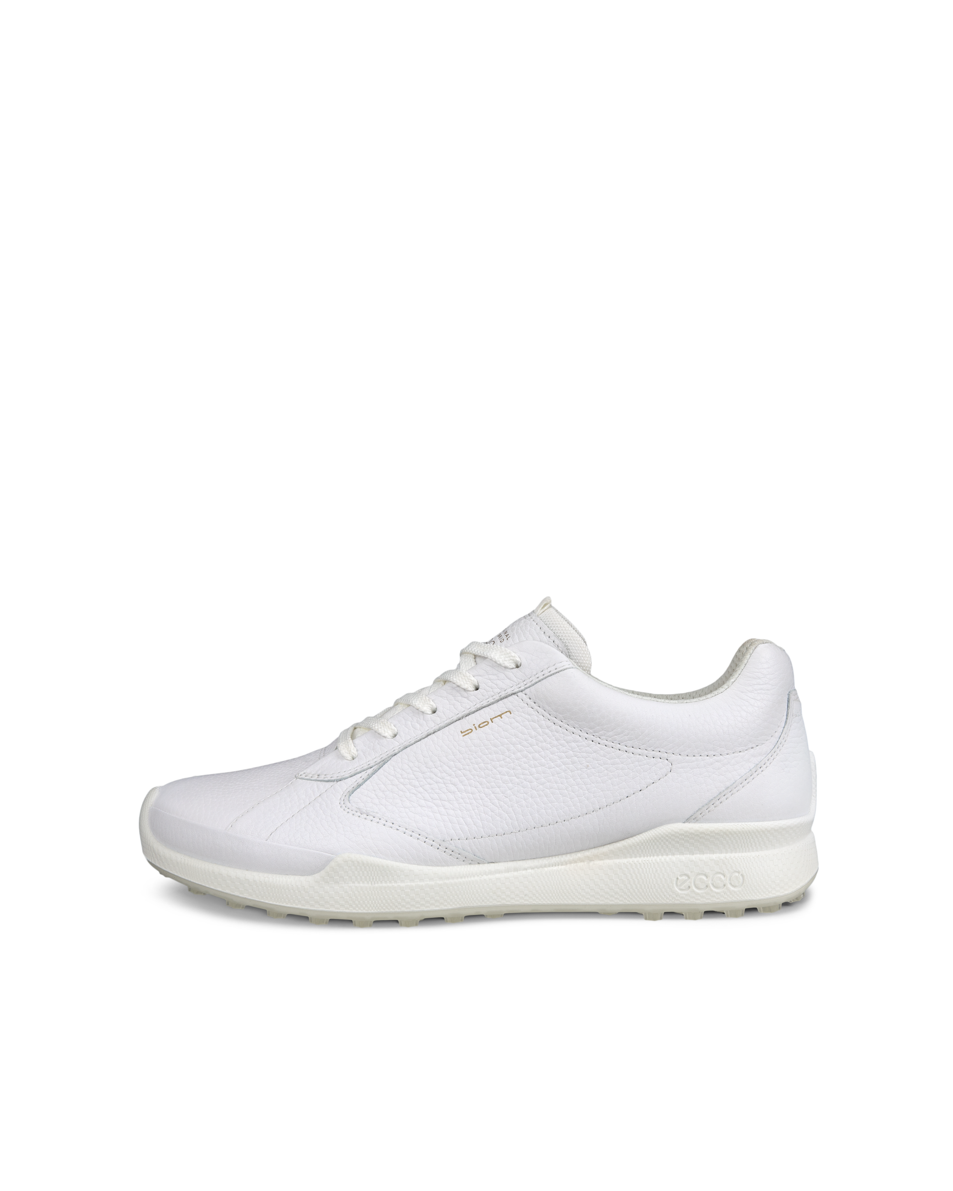 Men's ECCO® Golf Biom Hybrid Leather Golf Shoe - White - Outside