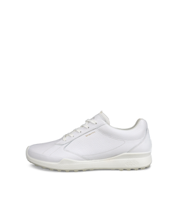 Men's ECCO® Golf Biom Hybrid Leather Golf Shoe - White - Outside