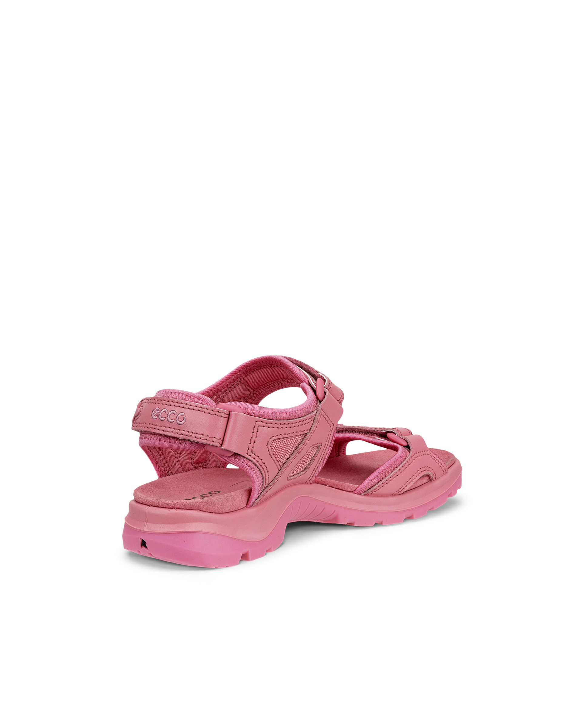 ECCO® Offroad Yucatan sandale de marche en cuir pour femme - Rose - Back