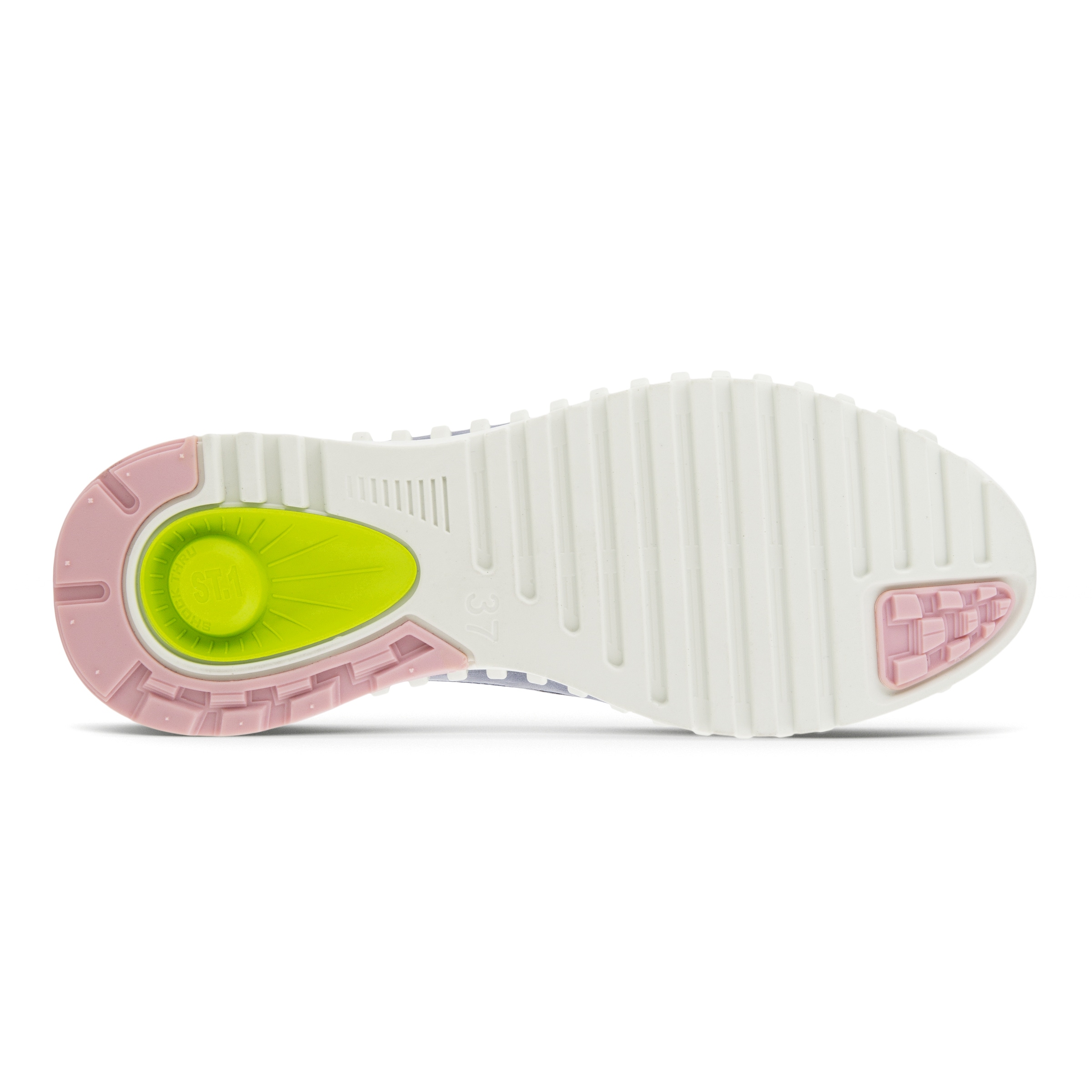 Zapatillas de piel y tela ECCO® Zipflex para mujer - Azul - Sole