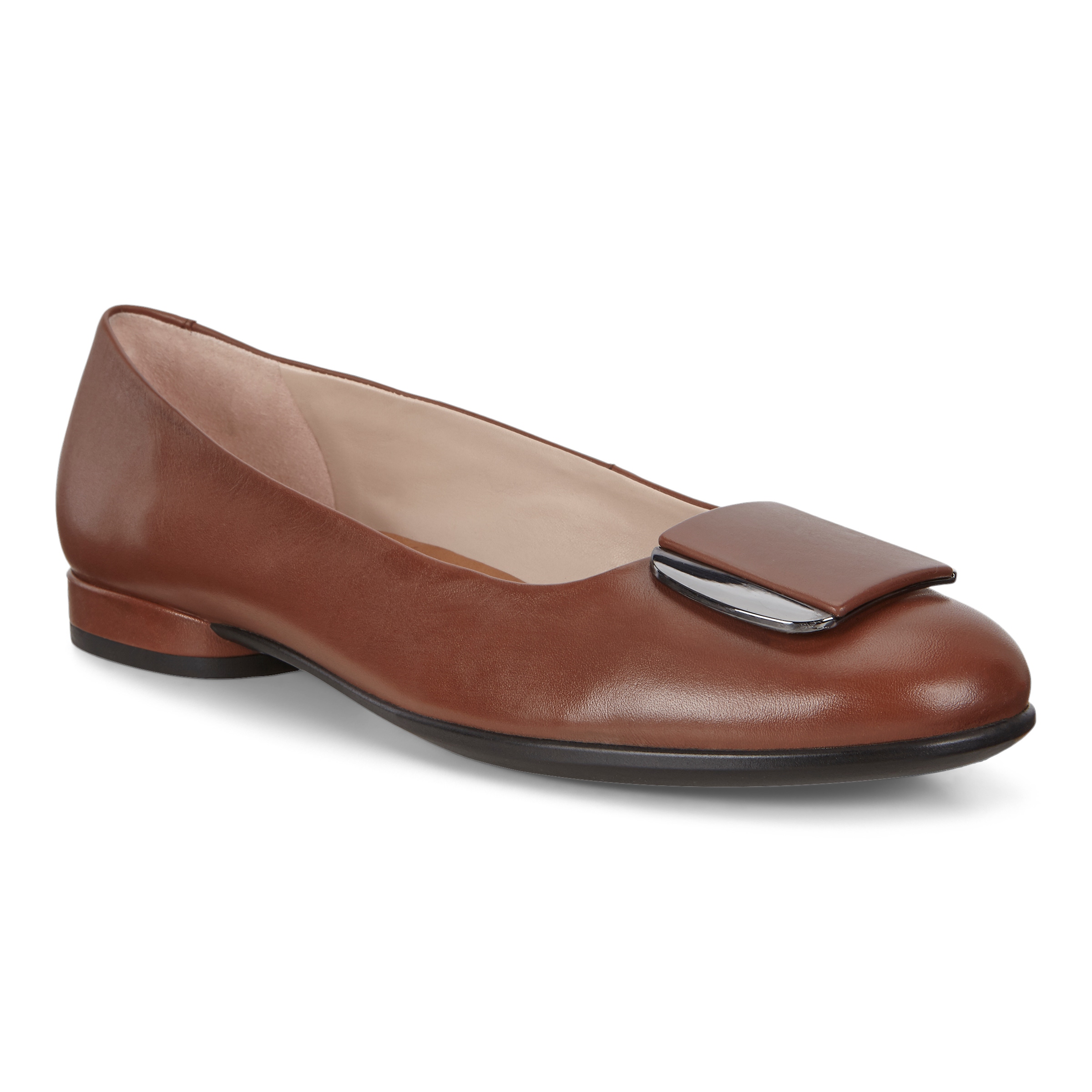 ECCO Anine Ballerina - Brown - Main