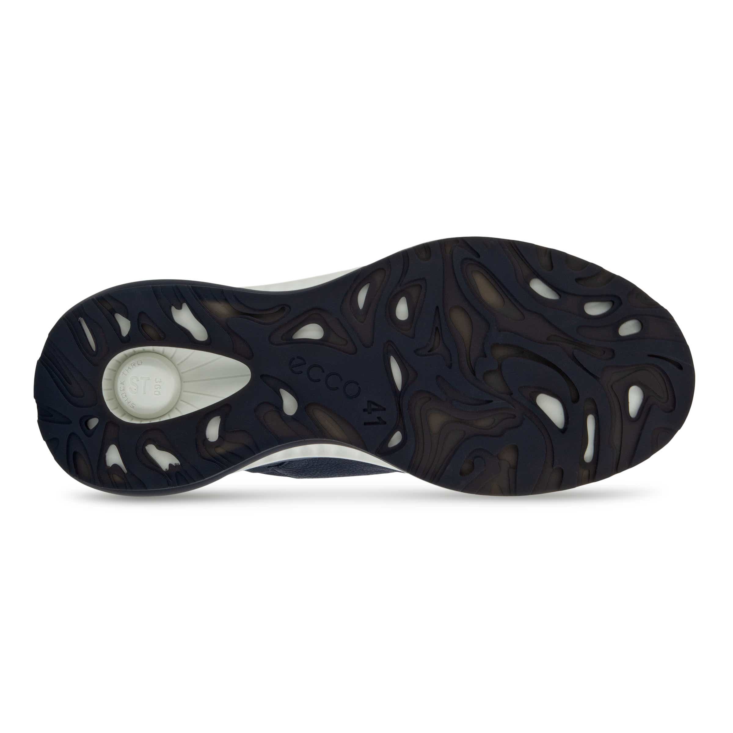 ECCO ST.360 メンズ レザースニーカー - 青 - Sole