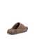 Women's ECCO® Cozmo Platform Leather Sandal - Brown - Back