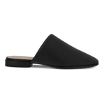 ECCO® Anine Squared mules en cuir pour femme - Noir - Outside