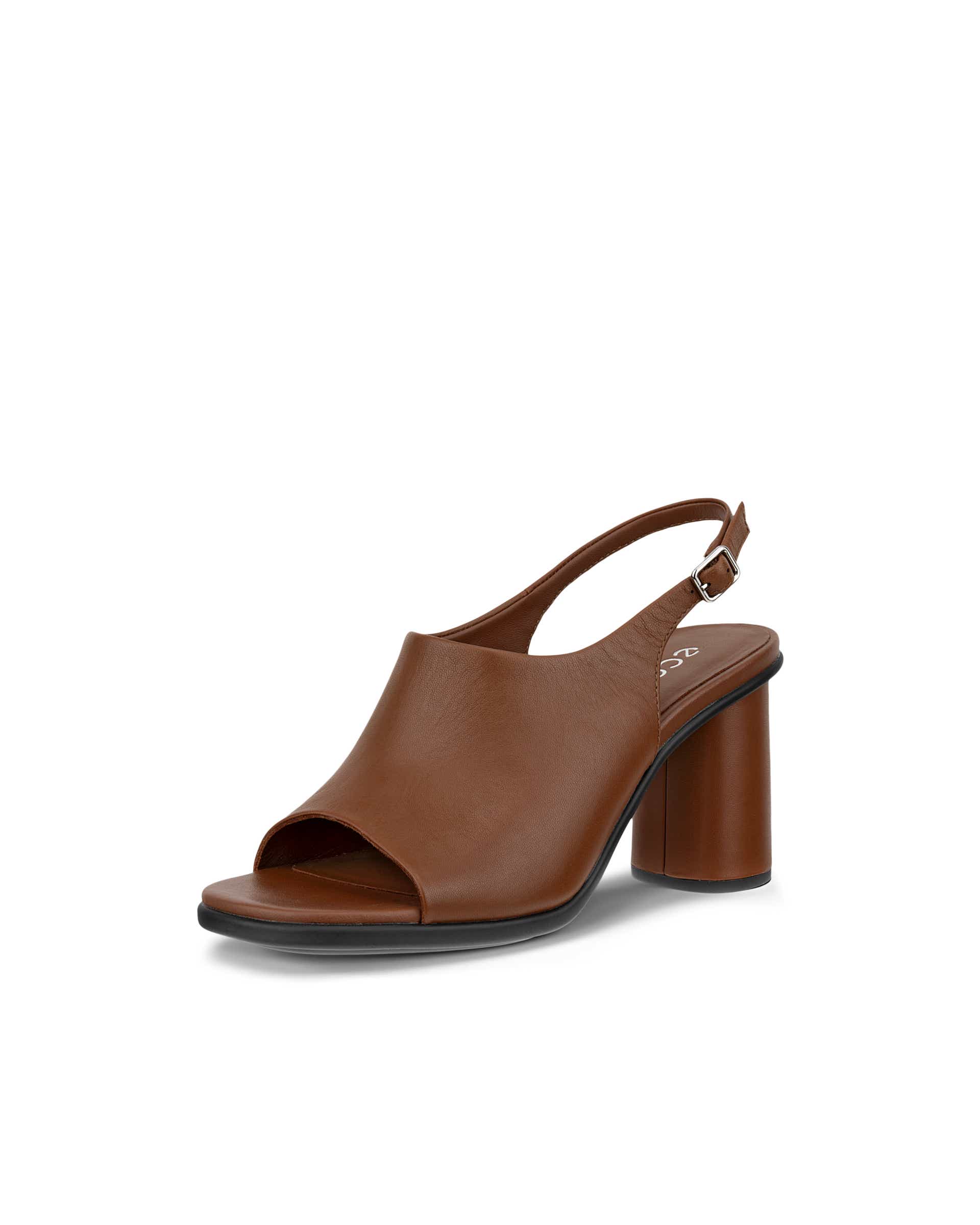 Sandalias de piel con tacón ECCO® Sculpted Alba 65 para mujer - Marrón - Main