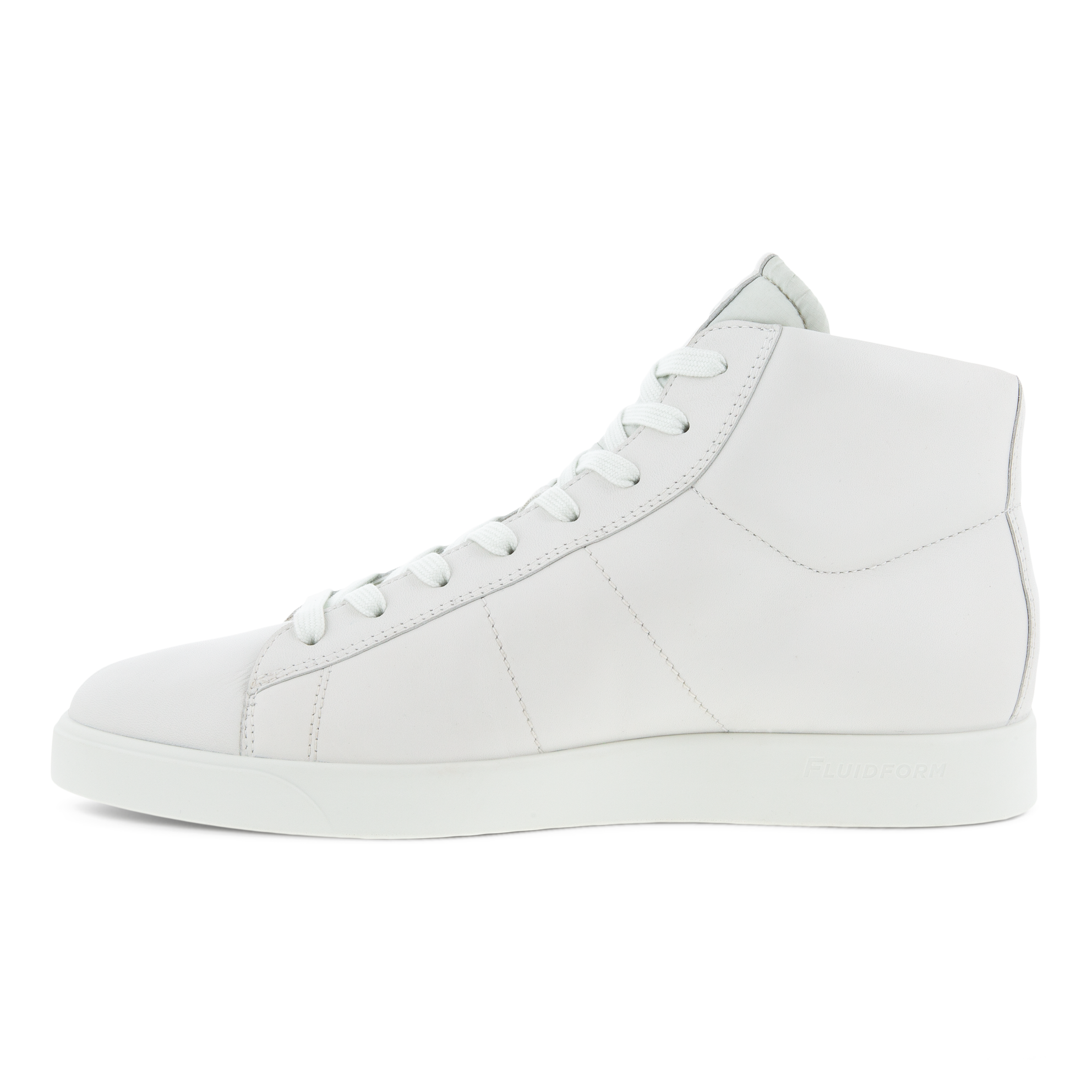 ECCO® Street Lite baskets montante en cuir pour homme - Blanc - Inside