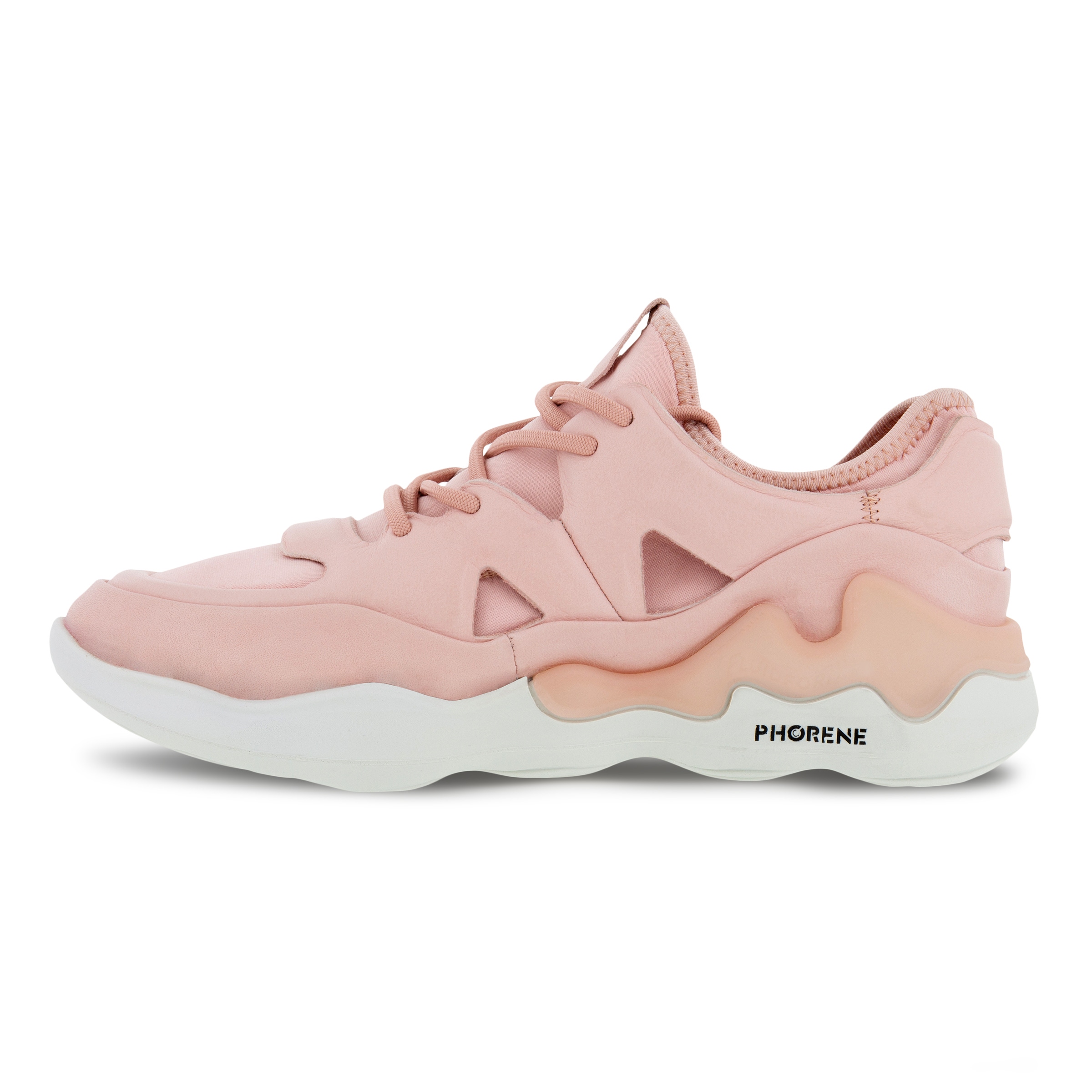 Zapatillas de piel ECCO® Elo para mujer - Rosa - Inside