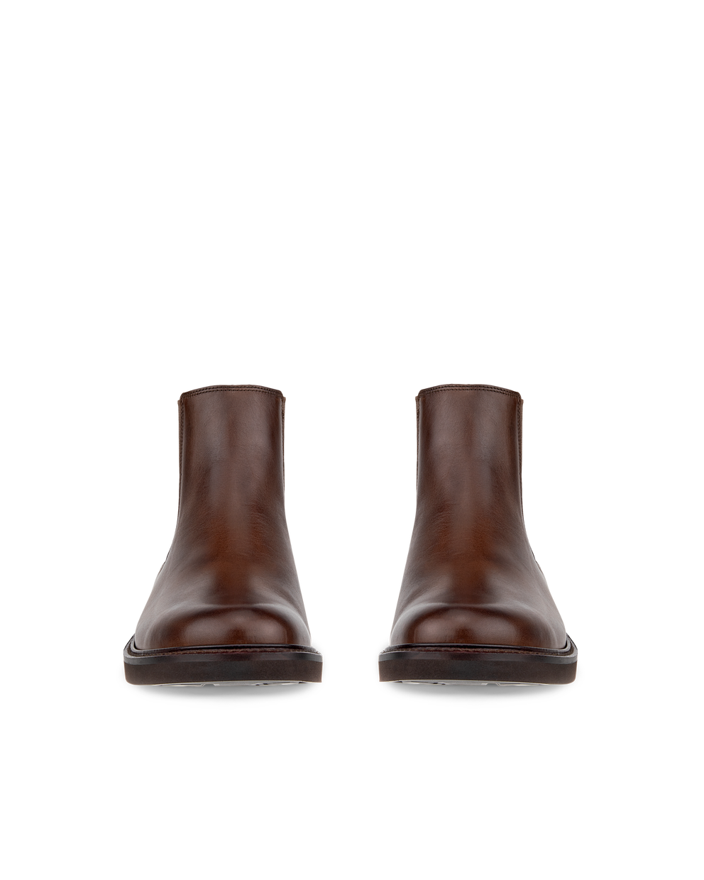 Botas Chelsea de piel ECCO® Metropole London para hombre - Marrón - Front pair