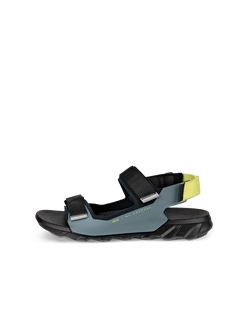 Men's ECCO® MX Onshore Textile Two Strap Sandal - Blue - Outside