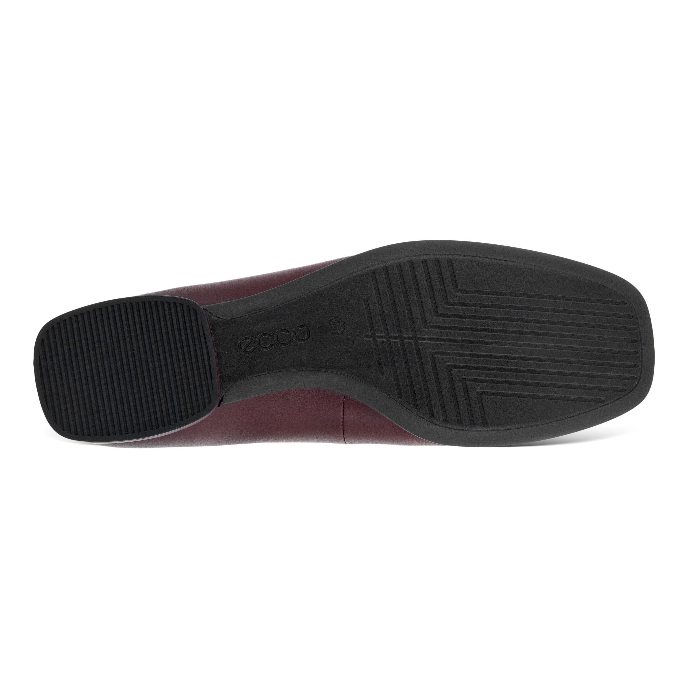 Bailarinas de piel ECCO® Anine Squared para mujer - Marrón - Sole