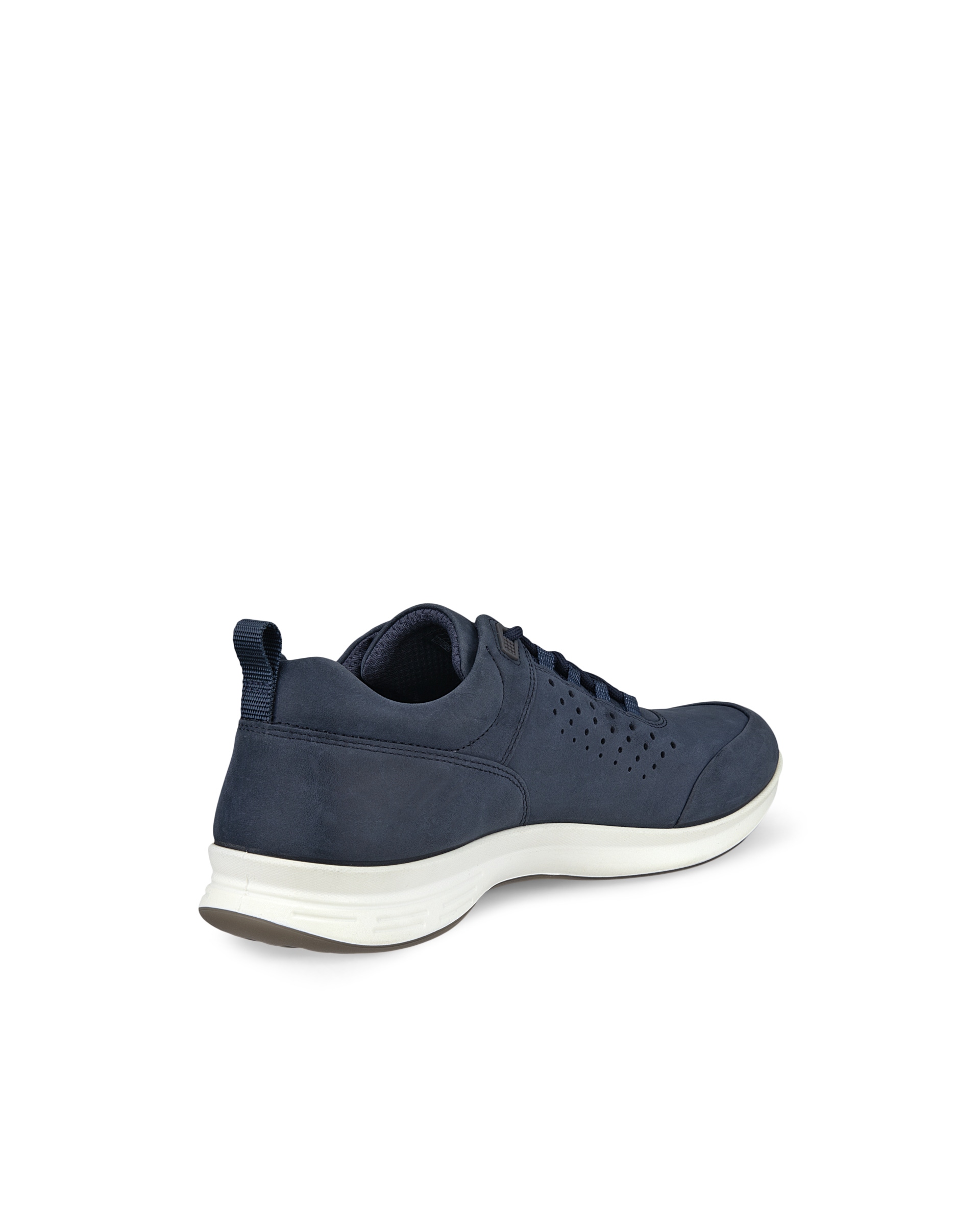 Men's ECCO® Exceed Nubuck Walking Shoe - Blue - Back