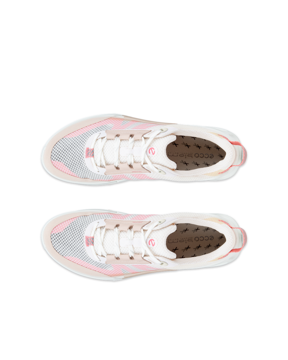 ECCO® Biom 2.1 X Mountain baskets de randonnée en toile pour femme - Rose - Top left pair