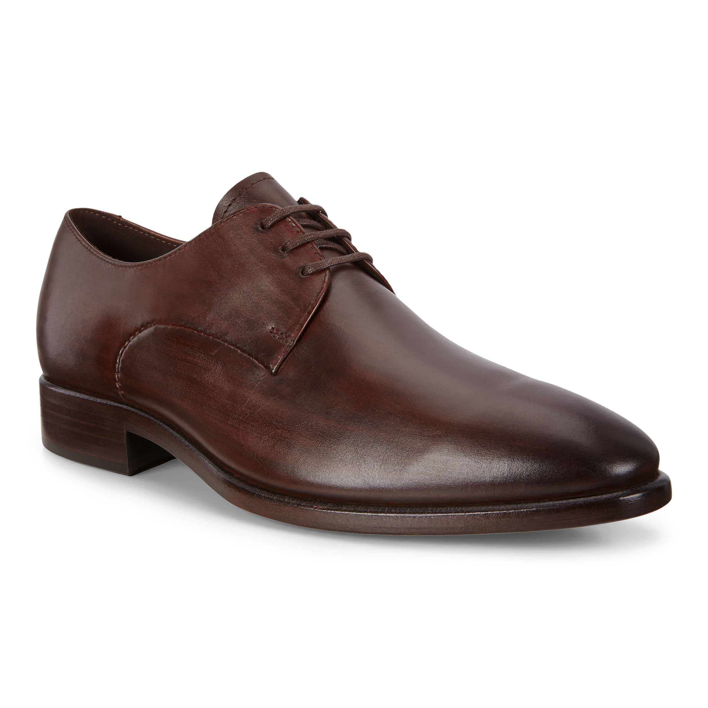 ECCO Vitrus Mondial メンズ レザーダービーシューズ - 茶色 - Main
