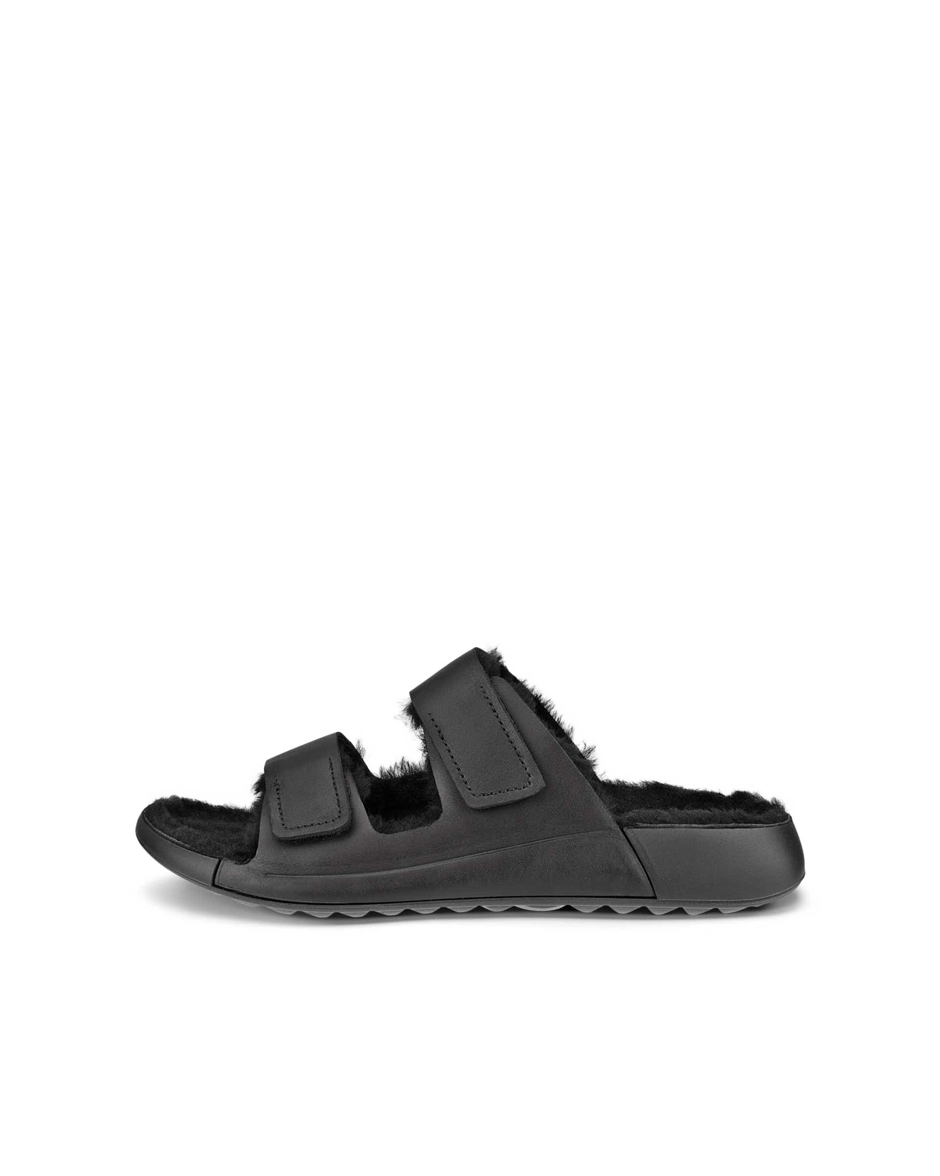 ECCO Cozmo Sandal Fluffy Sandals Flat - undefined - Outside