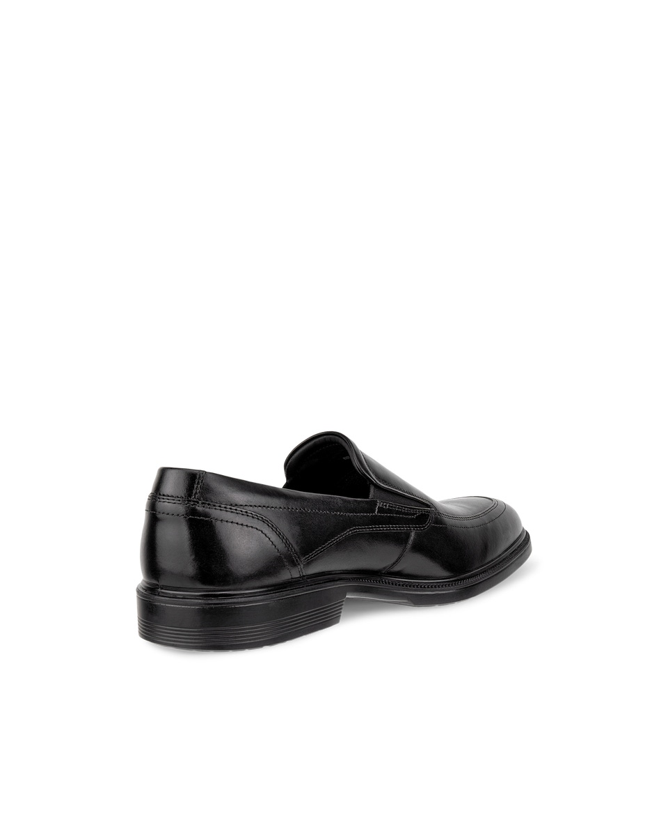 ECCO Men Lisbon Apron Slip Ons Black