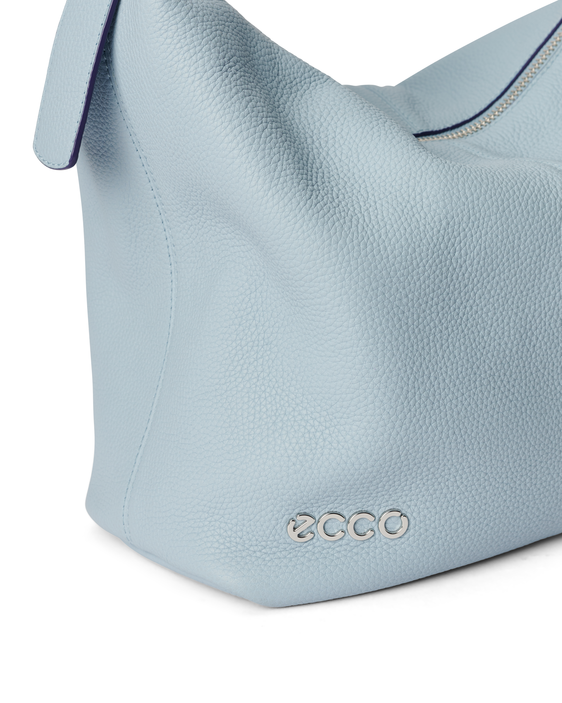 ECCO® Hobo mahukas nahast õlakott - Sinine - Detail-1