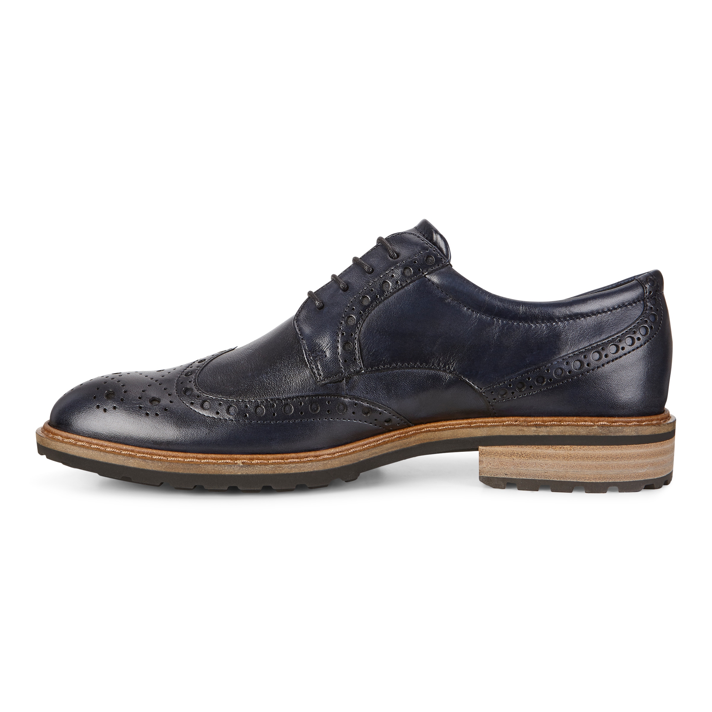 ECCO Vitrus I Derby Brogue - Blue - Inside