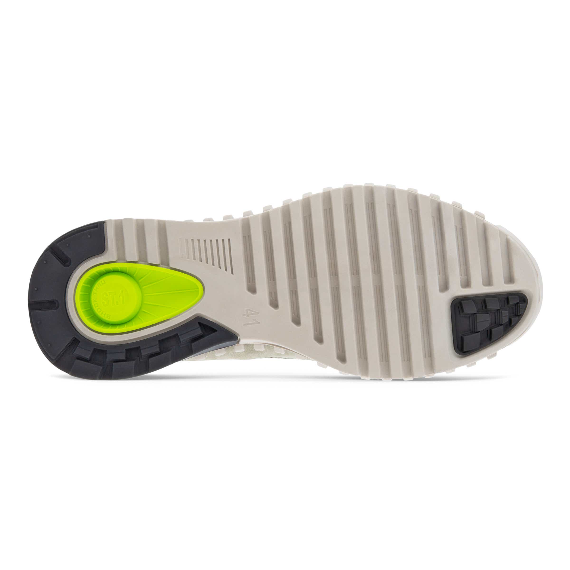 ECCO Zipflex メンズ テキスタイルスニーカー - グリーン - Sole