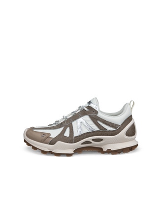 Women's ECCO® BIOM C-Trail Suede Sneaker - Brown - Outside