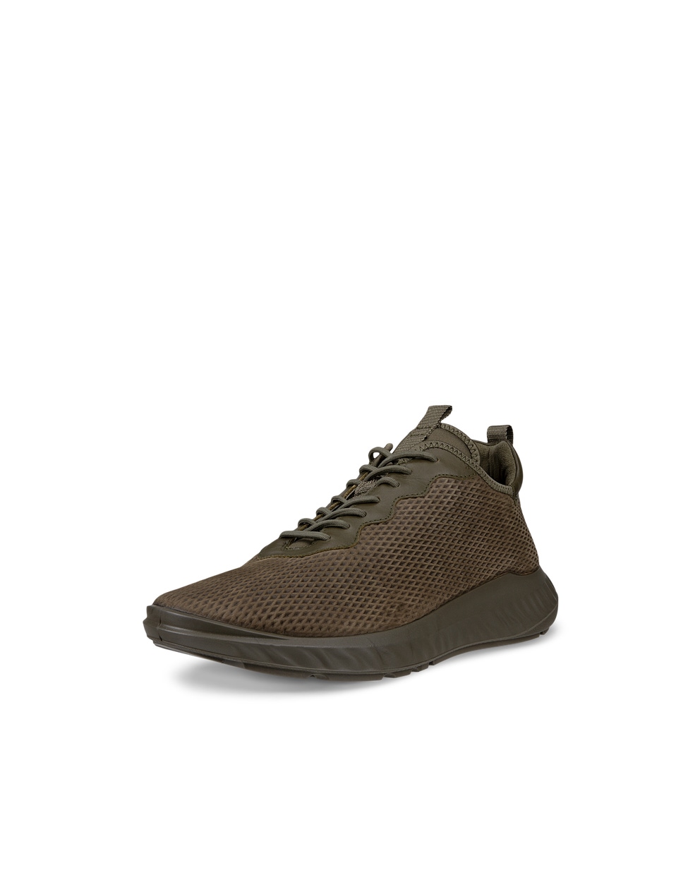 Zapatillas de nobuk ECCO® ATH-1FM para hombre - Verde - Main