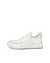 Men's ECCO® Cozmo Shoe Leather Moc-Toe Shoe - White - Outside