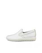 Women's ECCO® Soft 7 Nubuck Slip-On - Grey - Outside