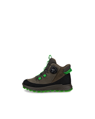 Botines impermeable de nobuk ECCO® Exostrike para niño/a - Verde - Outside