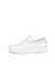 Women's ECCO® Soft 60 Leather Slip-On Sneaker - White - Outside