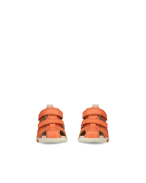 ECCO® Mini Stride fisherman’i nahast sandaalid lastele - Oranž - Front pair