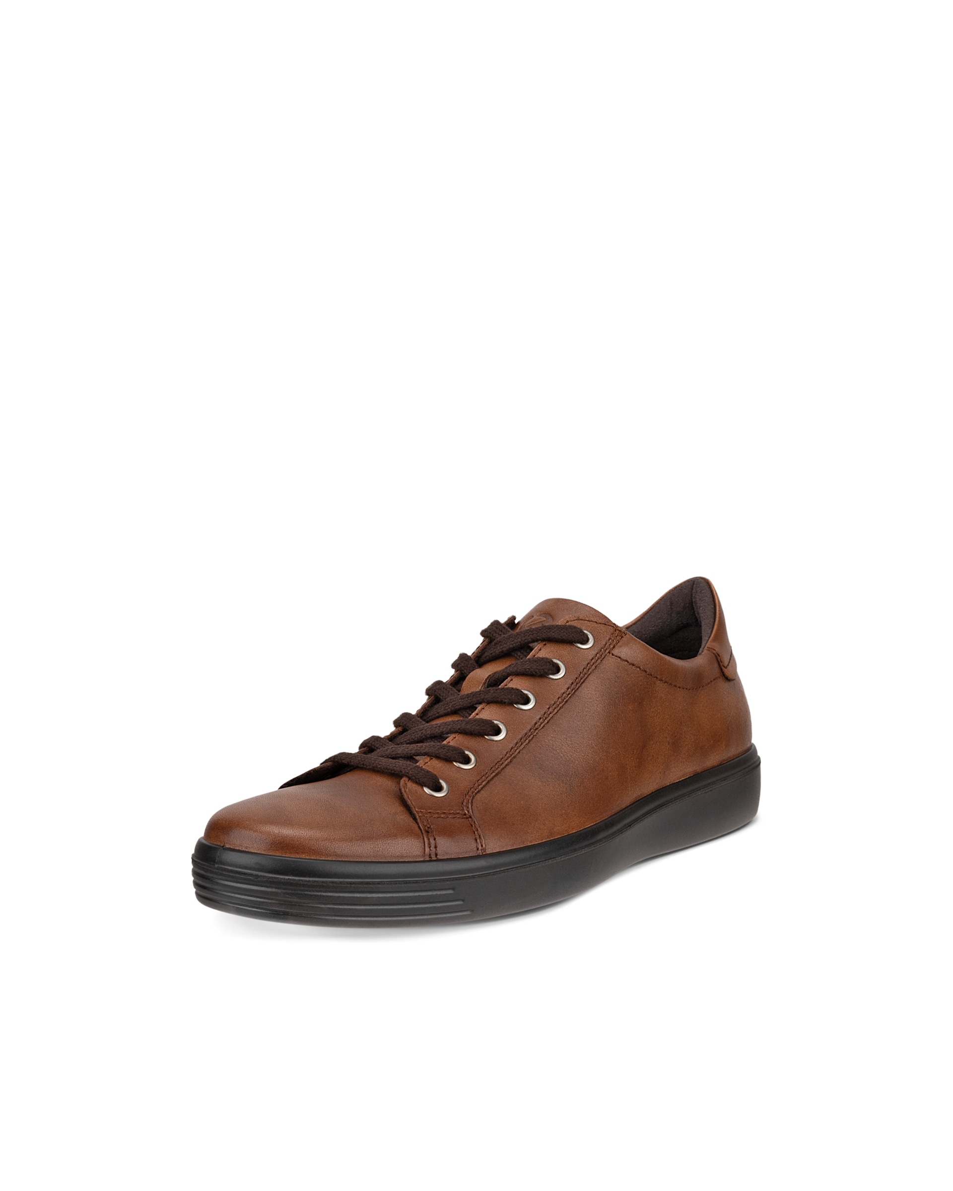 Men's ECCO® Soft Classic Leather Sneaker - Brown - Main