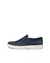 Men's ECCO® Soft Classic Leather Slip-On - Blue - Outside