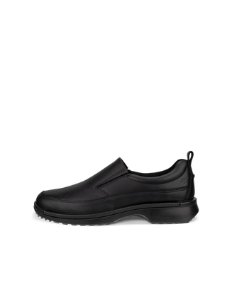 Men's ECCO® Fusion Nubuck Slip-On - Black - Outside