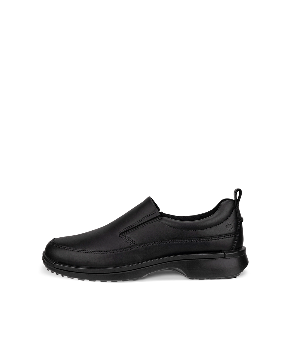 Men's ECCO® Fusion Nubuck Slip-On - Black - Outside