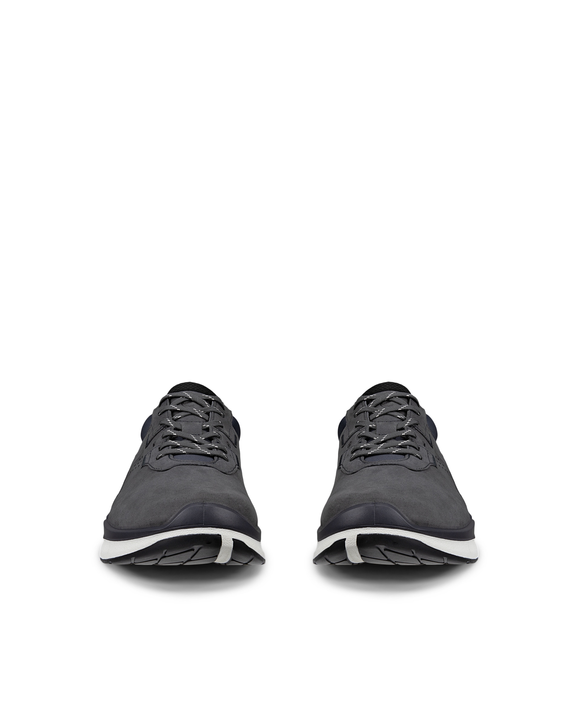 Zapatillas de nobuk ECCO® Biom 2.2 para hombre - Gris - Front pair