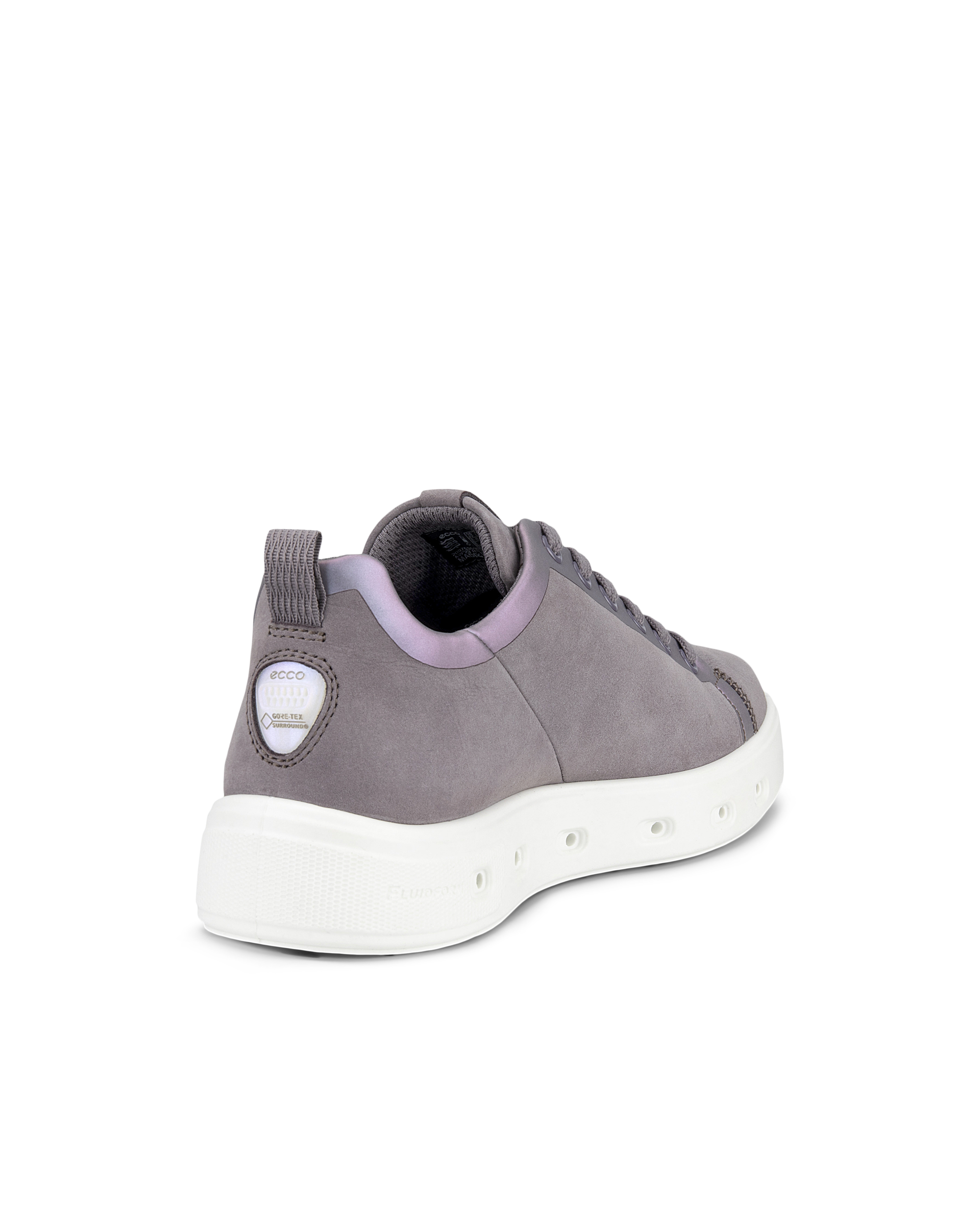 ECCO Street 720 Womens Waterproof Sneakers - Purple - Back