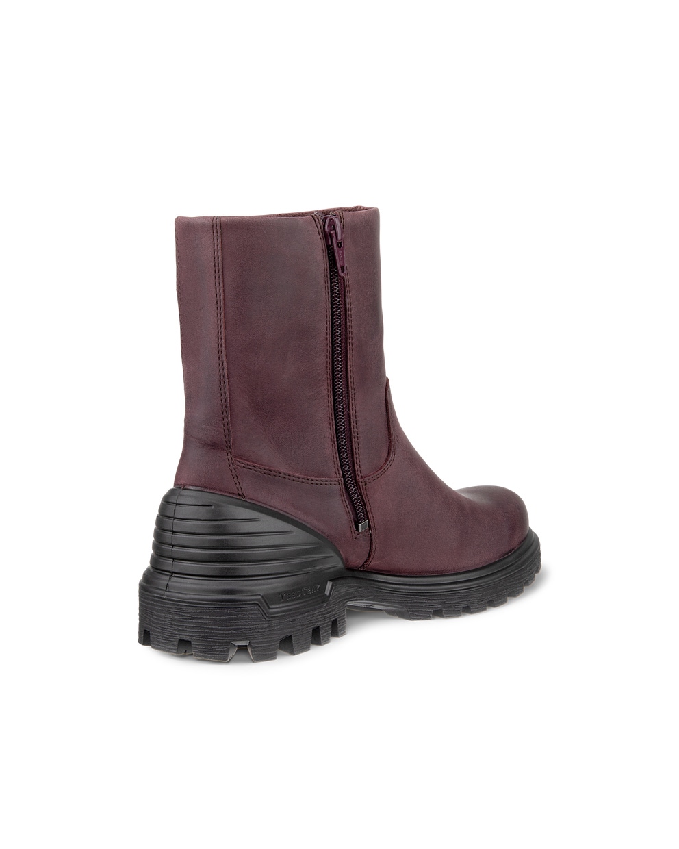 Coldlined Zip Boot - Red - Back