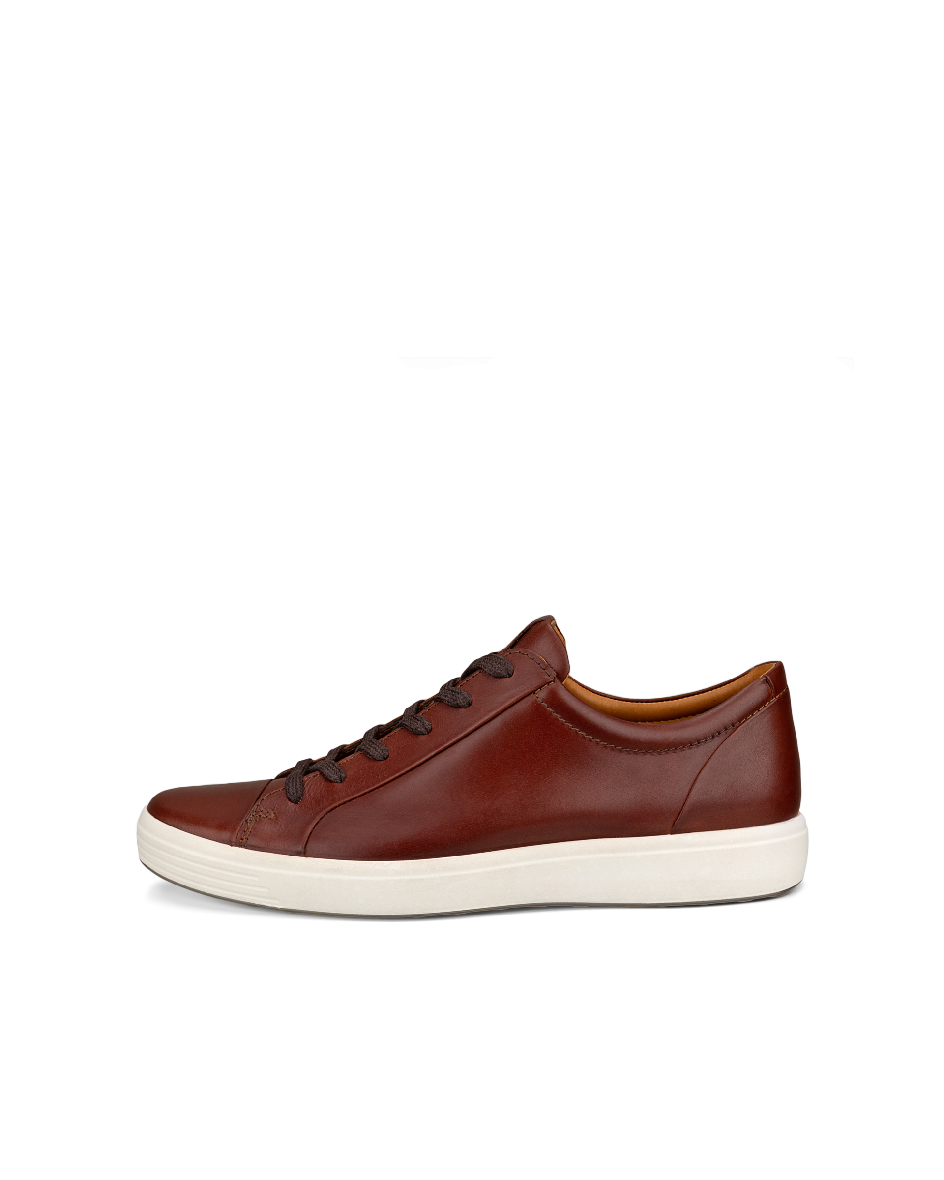 Men's ECCO® Soft 7 Leather Sneaker | Brown