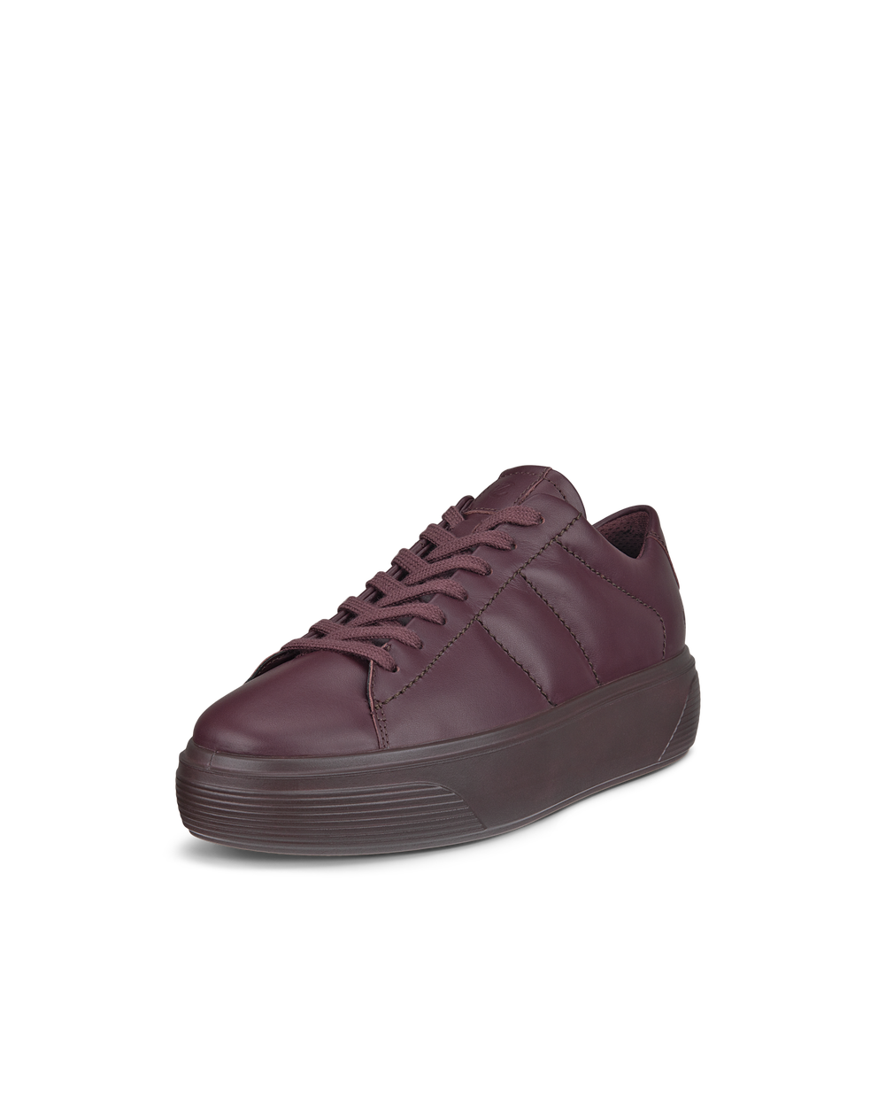 ECCO® Street Platform baskets à plateforme en cuir pour femme - Violet - Main