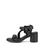 Sandalias de piel con tacón ECCO® Sculpted Sandal LX 55 para mujer - Negro - Outside