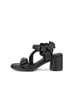 여성용 ECCO® Sculpted Sandal LX 55 가죽 힐 샌들 - Black - Outside