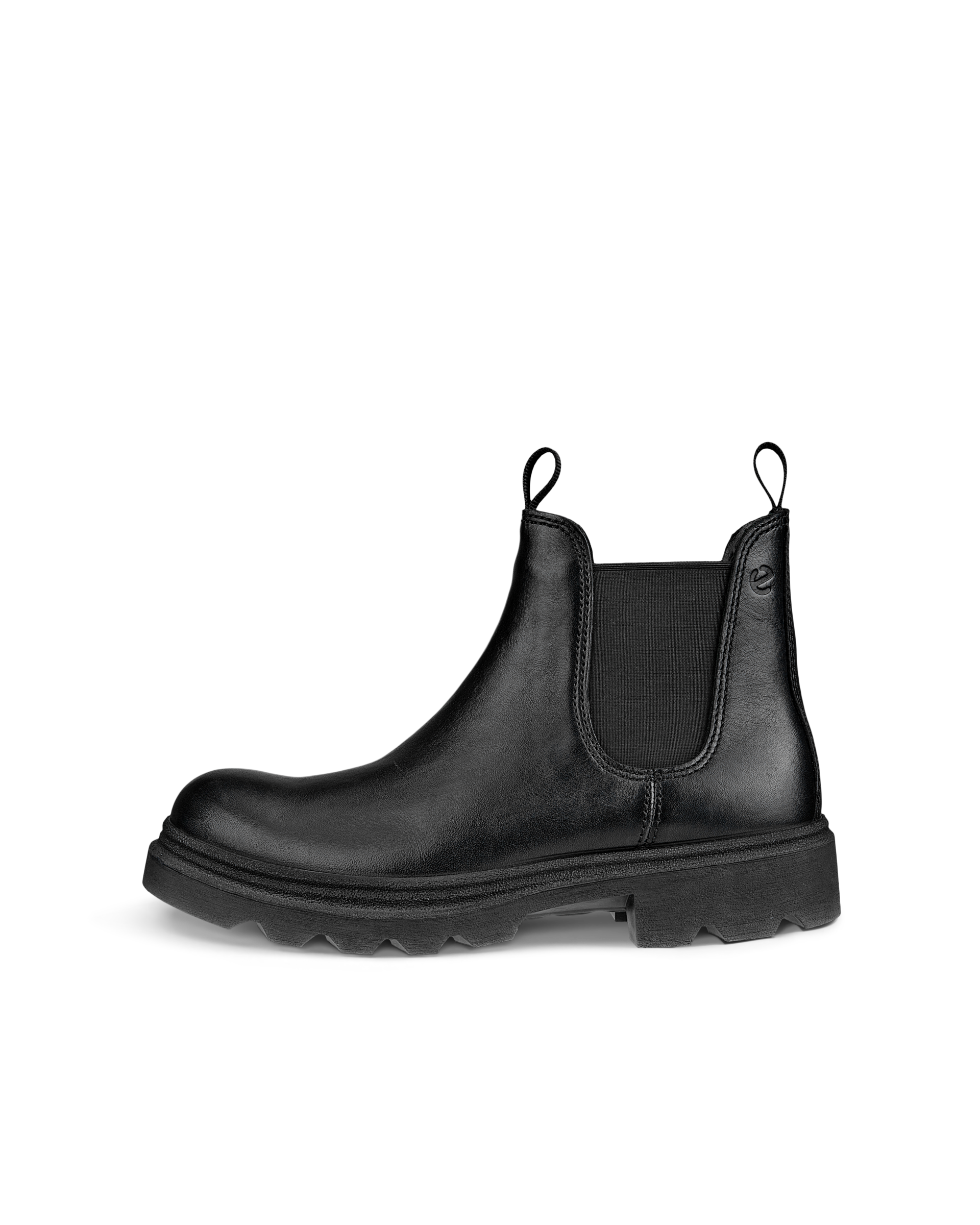 ECCO Men Grainer Chelsea Boots - Black - Outside